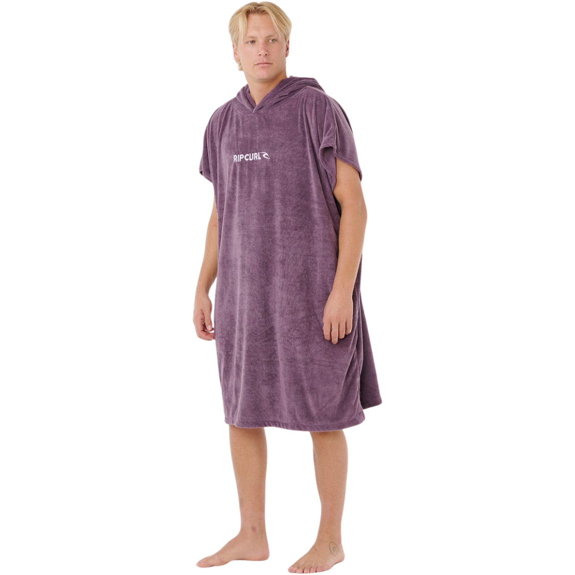 2025 Rip Curl Mens Brand Hooded Towel 00ZMTO - Deep Plum